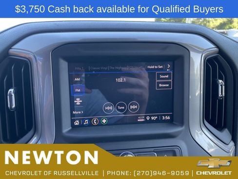 New 2026 Chevrolet Silverado 1500 Custom w/ Turbomax Blackout Package AWD/4WD image 9