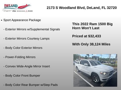 Used 2022 RAM 1500 Big Horn AWD/4WD image 16