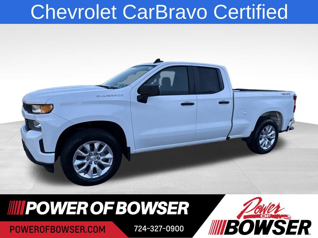 Certified 2021 Chevrolet Silverado 1500 Custom AWD/4WD image 1