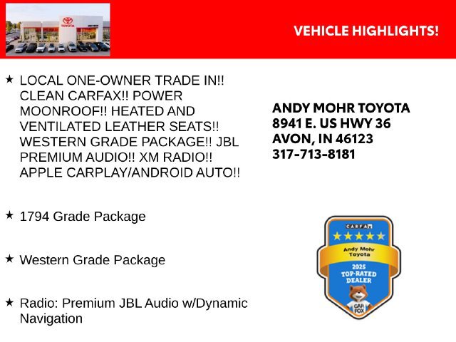 Used 2021 Toyota Tundra 1794 Edition AWD/4WD image 2