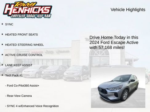 Used 2024 Ford Escape Active w/ Tech Pack #1 AWD/4WD image 4