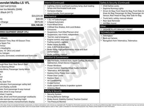 Used 2017 Chevrolet Malibu LS image 7