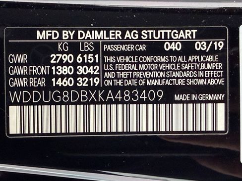 Certified 2019 Mercedes-Benz S 560 Sedan image 19