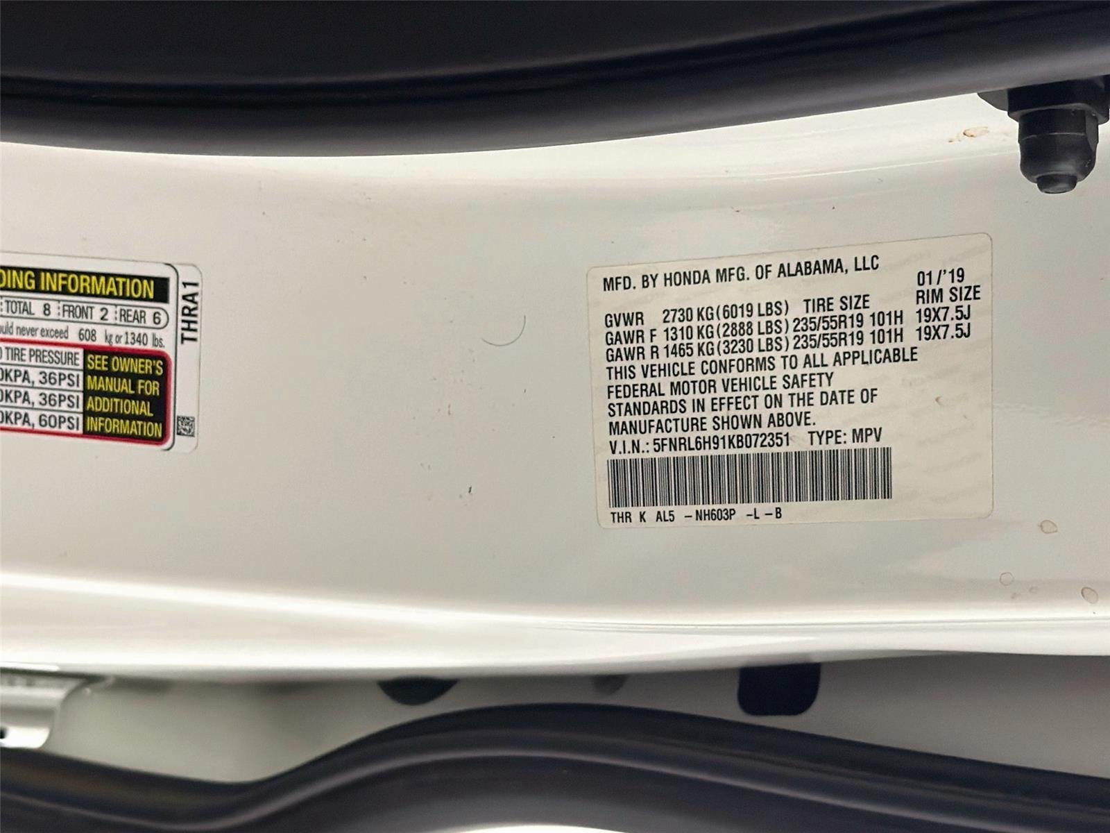 Used 2019 Honda Odyssey Elite image 35
