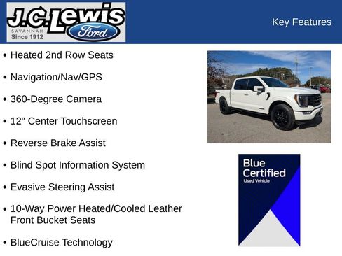 Certified 2023 Ford F150 Platinum w/ Equipment Group 701A High image 35