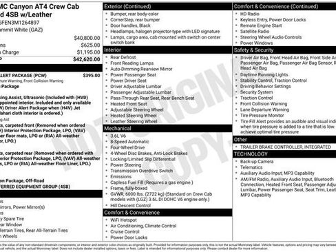 Used 2021 GMC Canyon AT4 w/ Driver Alert Package AWD/4WD image 6