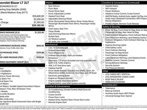 Used 2024 Chevrolet Blazer LT w/ Convenience Package image 11