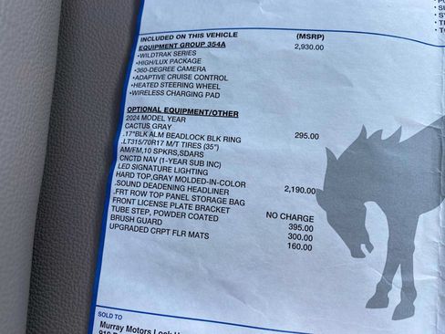 Used 2024 Ford Bronco Wildtrak AWD/4WD image 40