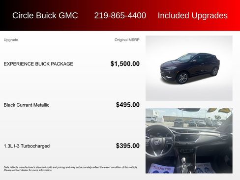 Used 2021 Buick Encore GX Select w/ Experience Buick Package FWD image 3