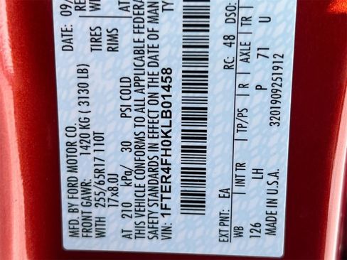 Used 2019 Ford Ranger XLT w/ Equipment Group 301A Mid image 37