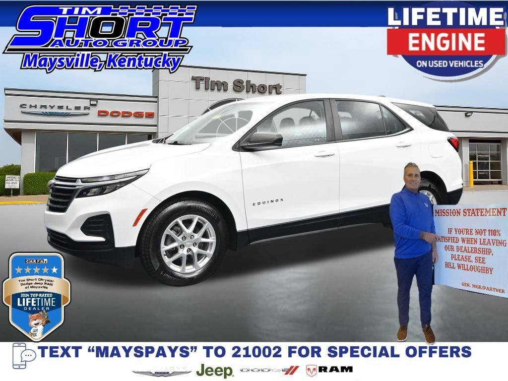 Used 2022 Chevrolet Equinox LS w/ LPO, Floor Liner Package FWD 360° Tour