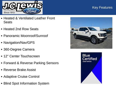 Certified 2024 Ford F150 King Ranch w/ FX4 Off-Road Package image 32