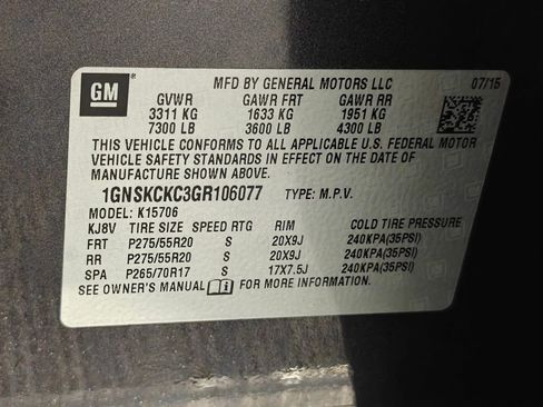 Used 2016 Chevrolet Tahoe LTZ AWD/4WD image 66