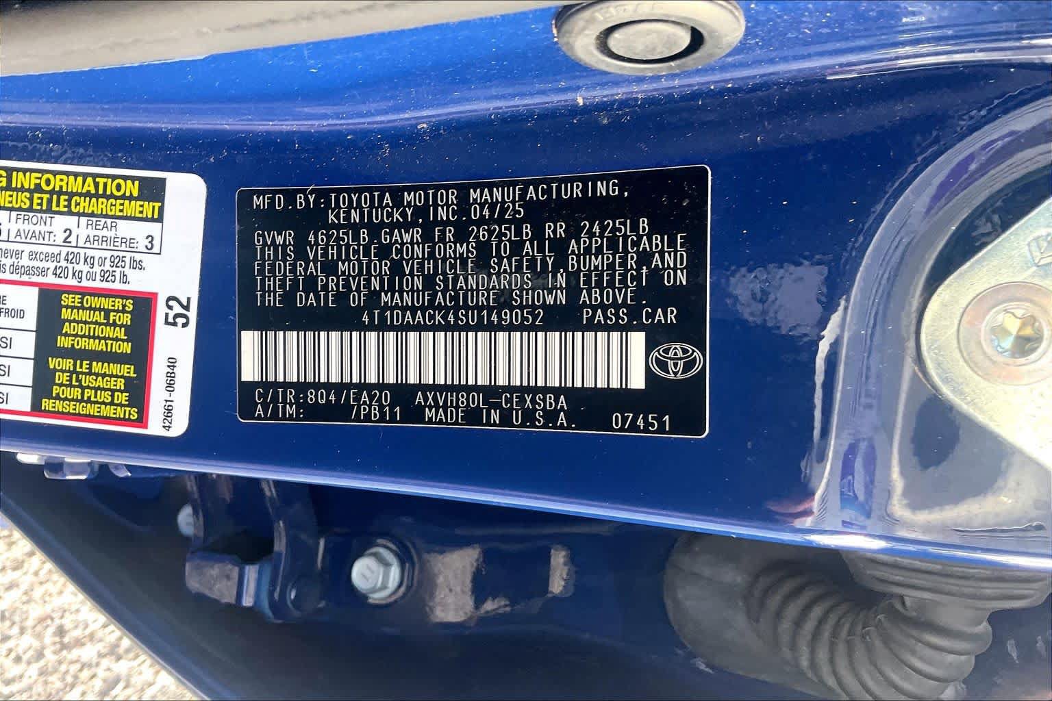 Used 2025 Toyota Camry SE FWD image 34