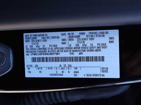 Used 2022 Ford Escape S FWD image 21
