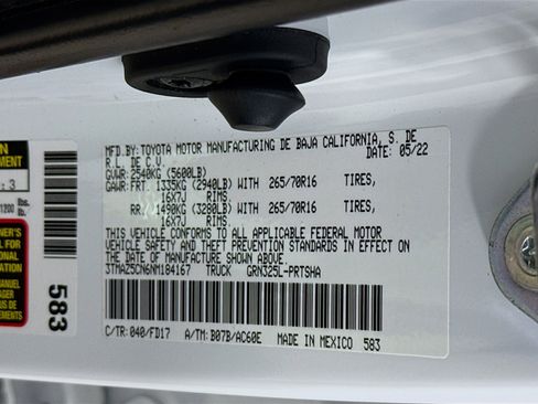 Used 2022 Toyota Tacoma TRD Off-Road w/ Technology Package image 36