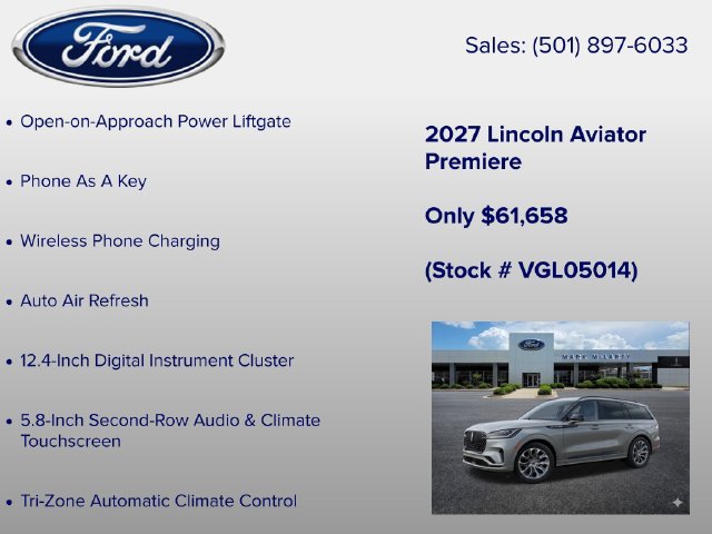 New 2027 Lincoln Aviator 2WD w/ Jet Appearance Package image 12