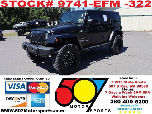 Used 2012 Jeep Wrangler Unlimited Sahara w/ Connectivity Group AWD/4WD image 3