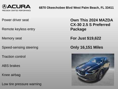 Used 2024 MAZDA CX-30 AWD 2.5 S w/ Preferred Package image 30