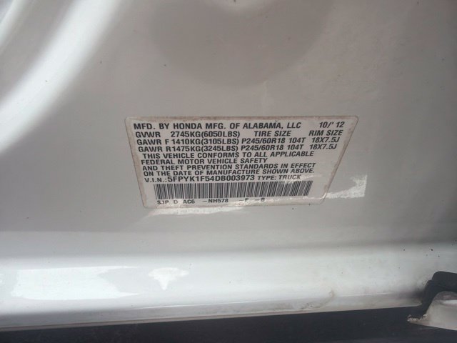 Used 2013 Honda Ridgeline RTL image 13