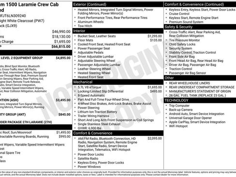 Used 2020 RAM 1500 Laramie AWD/4WD image 72