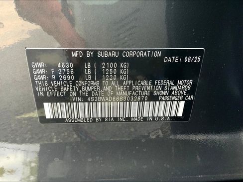 New 2025 Subaru Legacy Premium image 16