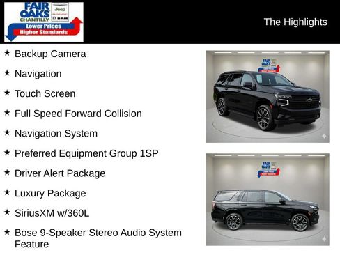 Used 2024 Chevrolet Tahoe RST w/ Luxury Package RWD image 2