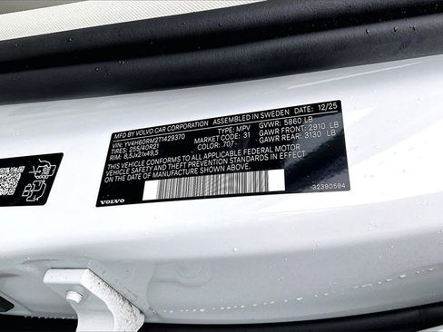 New 2026 Volvo XC60 T8 Ultra w/ Protection Package Premier image 8