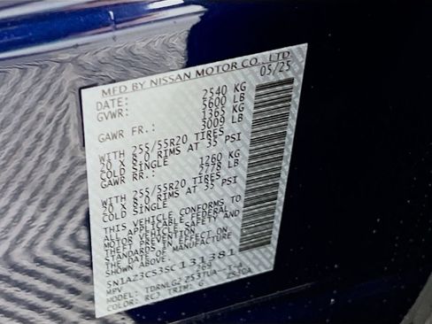 New 2025 Nissan Murano SL w/ Cargo Package image 26