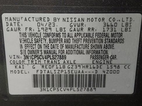 Used 2023 Nissan Kicks SV FWD image 33