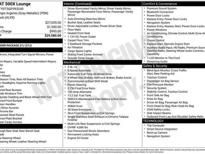 Used 2016 FIAT 500X Lounge