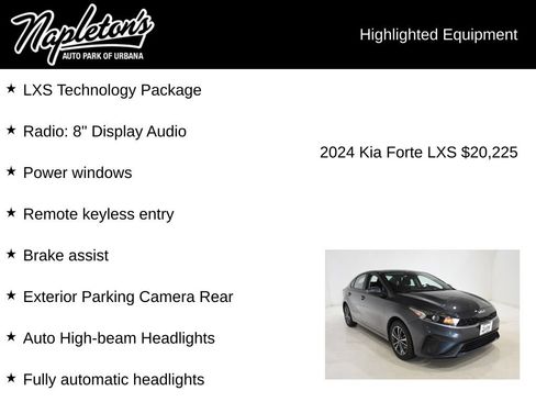 Used 2024 Kia Forte LXS w/ LXS Technology Package FWD image 16