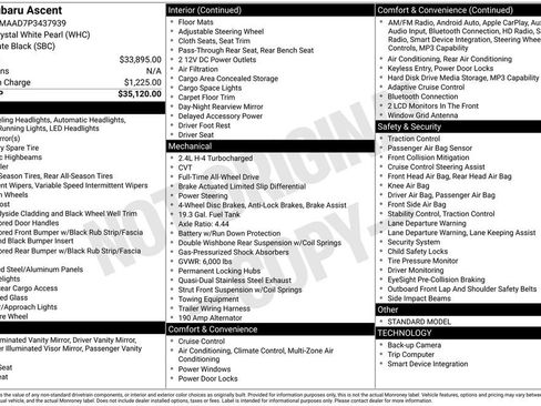 Used 2023 Subaru Ascent 8-Passenger image 2