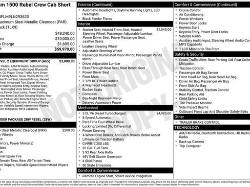 Used 2020 RAM 1500 Rebel w/ Rebel Level 2 Equipment Group image 3