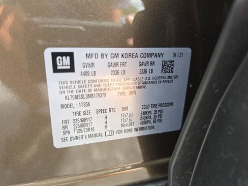 Used 2021 Chevrolet TrailBlazer ACTIV w/ Sun and Liftgate Package AWD/4WD image 37