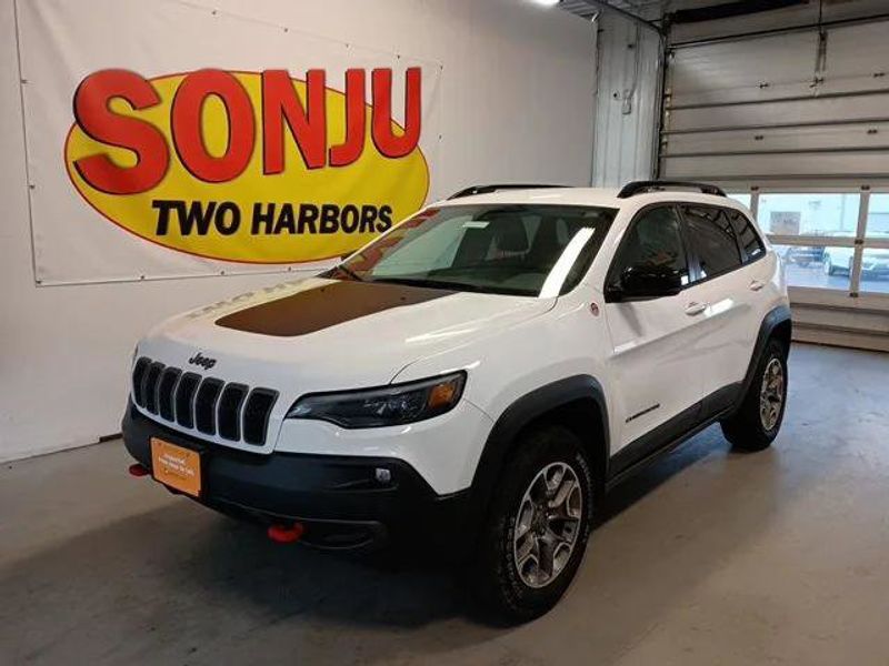 Certified 2022 Jeep Cherokee Trailhawk w/ Premium Leather Package image 1