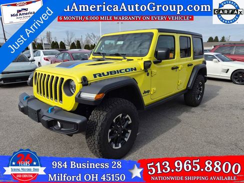 Used 2024 Jeep Wrangler Unlimited Rubicon 4xe image 1