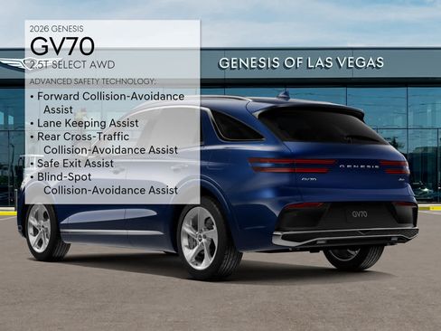 New 2026 Genesis GV70 2.5T Select AWD/4WD image 7