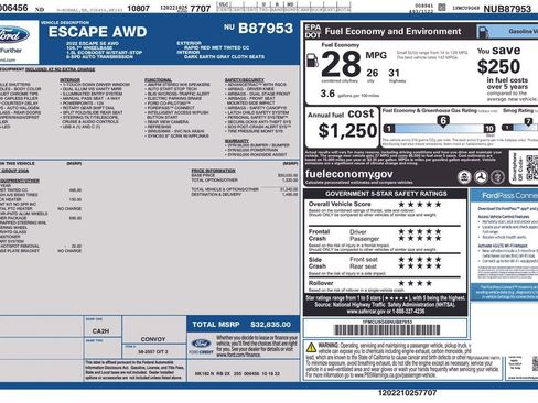 Used 2022 Ford Escape SE w/ Cold Weather Package image 42