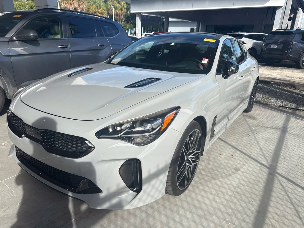 Certified 2023 Kia Stinger GT2 w/ Red Interior Color Package RWD image 1