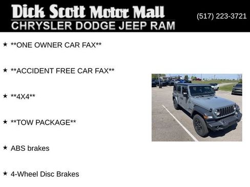 Used 2024 Jeep Wrangler Unlimited Sport AWD/4WD image 3