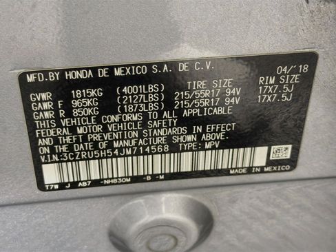 Used 2018 Honda HR-V EX image 12