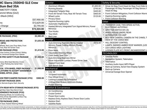 Used 2026 GMC Sierra 2500 SLE w/ SLE Value Package; image 3