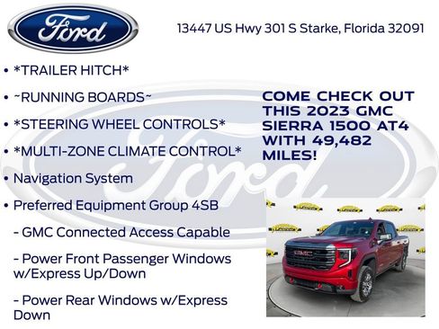 Used 2023 GMC Sierra 1500 AT4 w/ Technology Package image 15