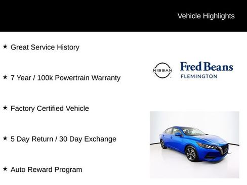 Certified 2022 Nissan Sentra SV w/ All-Weather Package FWD image 6