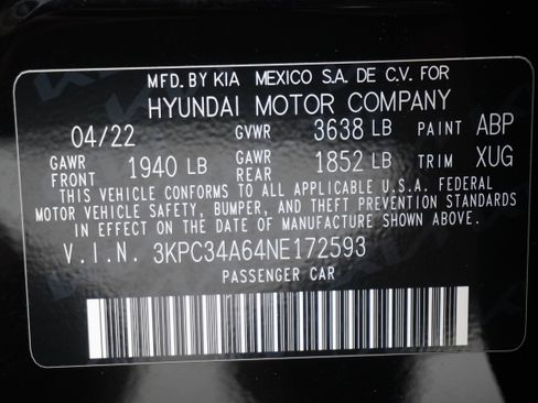 Used 2022 Hyundai Accent Limited image 29