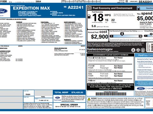 Used 2025 Ford Expedition Max Platinum AWD/4WD image 4
