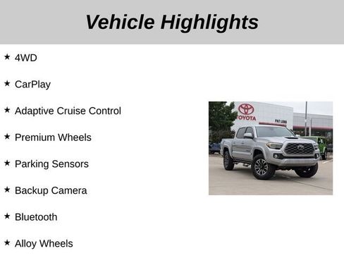 Used 2021 Toyota Tacoma TRD Sport w/ Technology Package AWD/4WD image 5