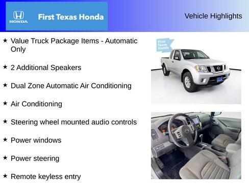 Used 2019 Nissan Frontier SV w/ Value Truck Package image 10