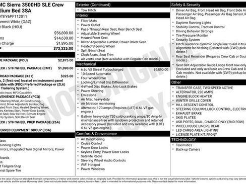 Used 2023 GMC Sierra 3500 SLE w/ SLE Value Package image 3